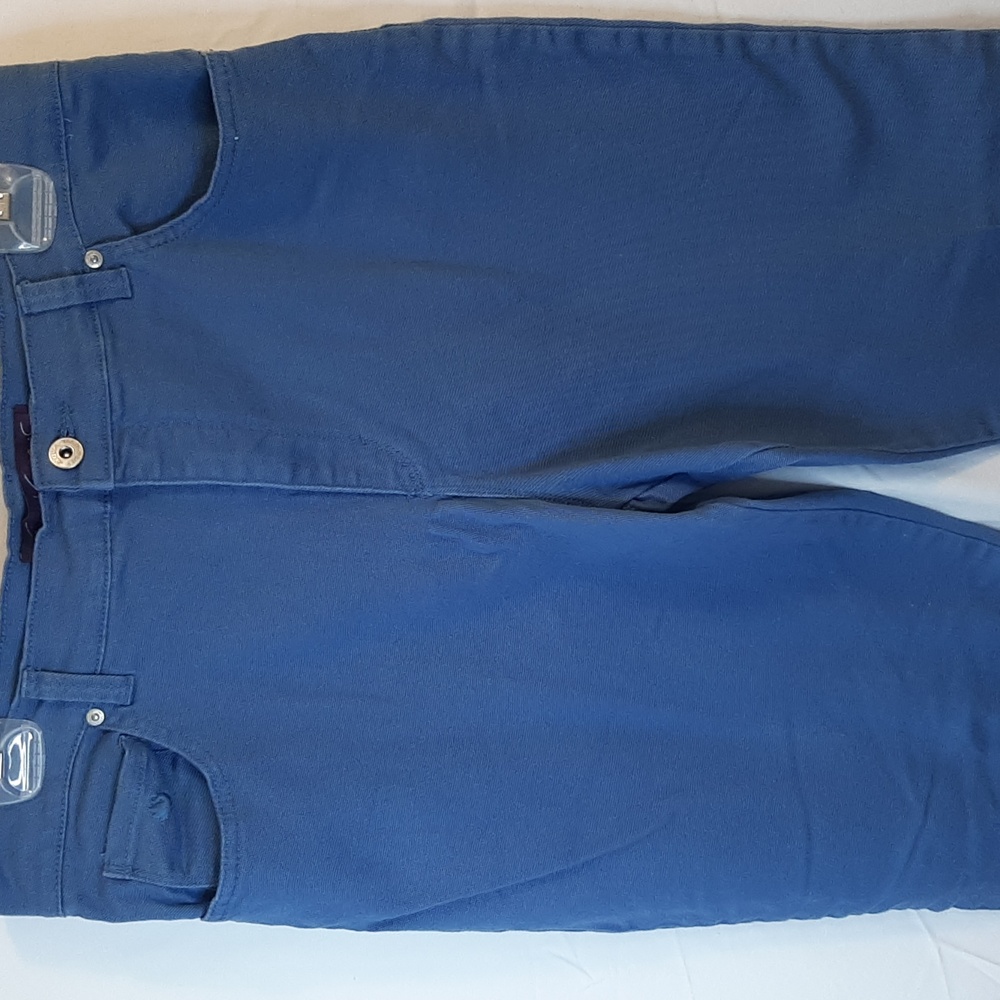 Gloria Vanderbilt Amanda Dark Stone Blue Denium Jeans Size 14